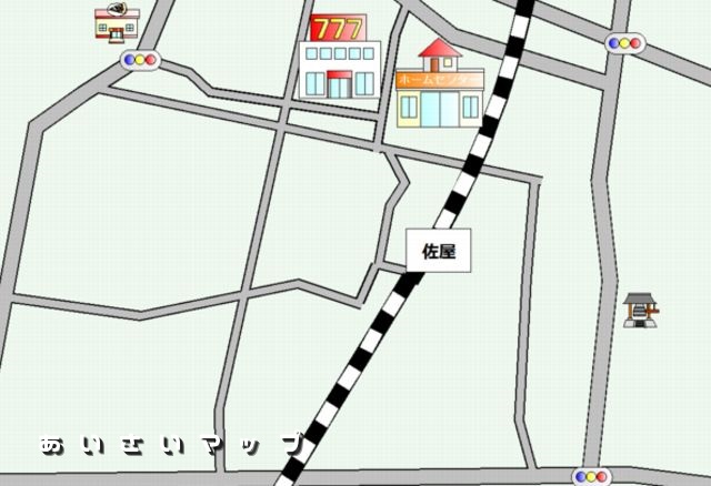 日比野駅地図