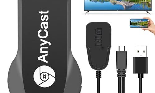AnyCastを使ってスマホ画面をテレビで見る